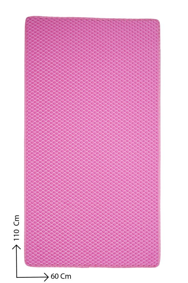(60X110 CM) HÜCRELİ KEDİ KUMU PASPASI KEDİ MATI KEDİ TUVALET ÖNÜ PASPASI Pembe