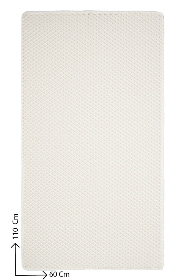 (60X110 CM) HÜCRELİ KEDİ KUMU PASPASI KEDİ MATI KEDİ TUVALET ÖNÜ PASPASI Beyaz