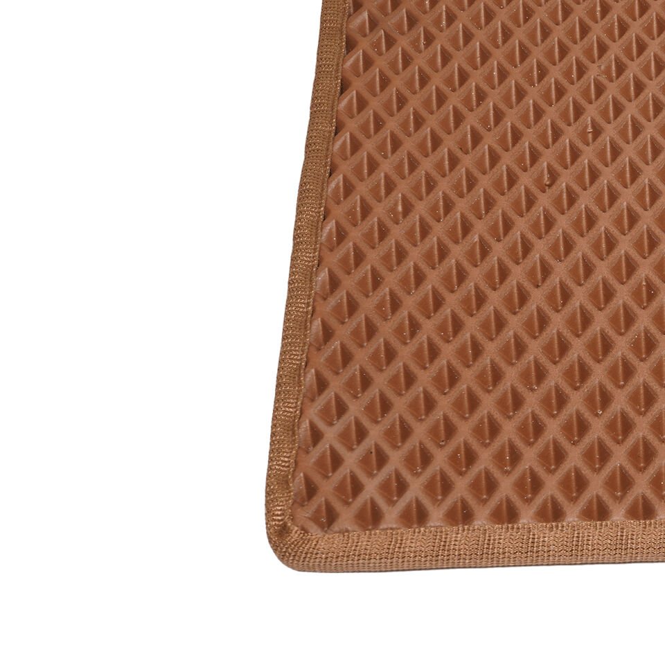 (100X110 CM) HÜCRELİ KEDİ KUMU PASPASI KEDİ MATI KEDİ TUVALET ÖNÜ PASPASI Kahverengi