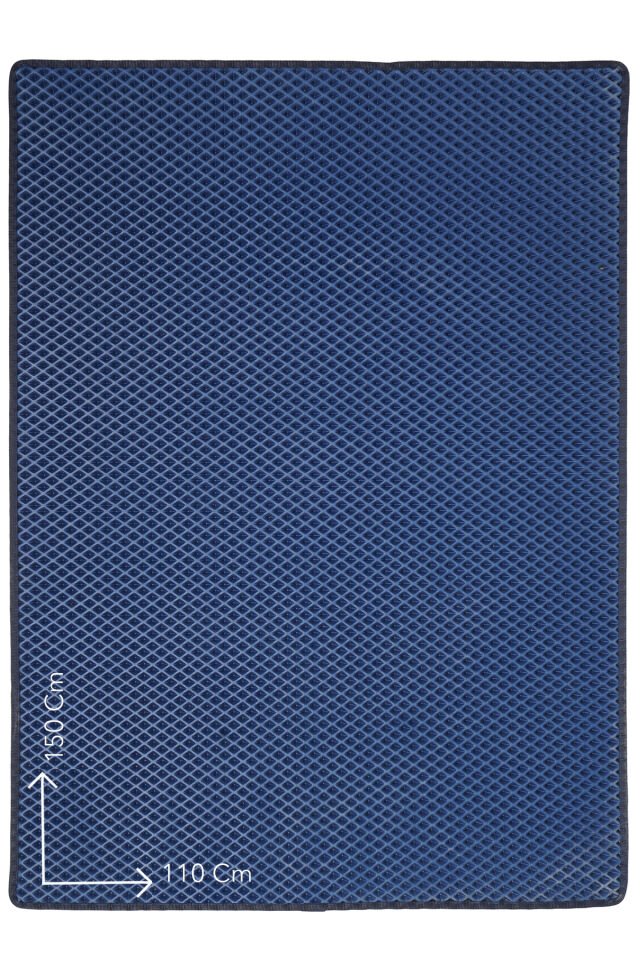 (110X150 CM) HÜCRELİ KEDİ KUMU PASPASI KEDİ MATI KEDİ TUVALET ÖNÜ PASPASI Lacivert