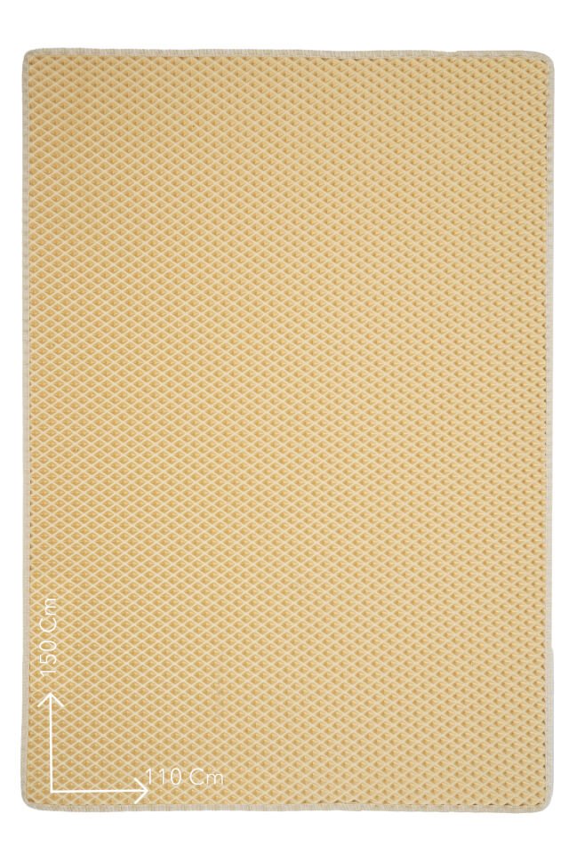 (110X150 CM) HÜCRELİ KEDİ KUMU PASPASI KEDİ MATI KEDİ TUVALET ÖNÜ PASPASI Açık Krem