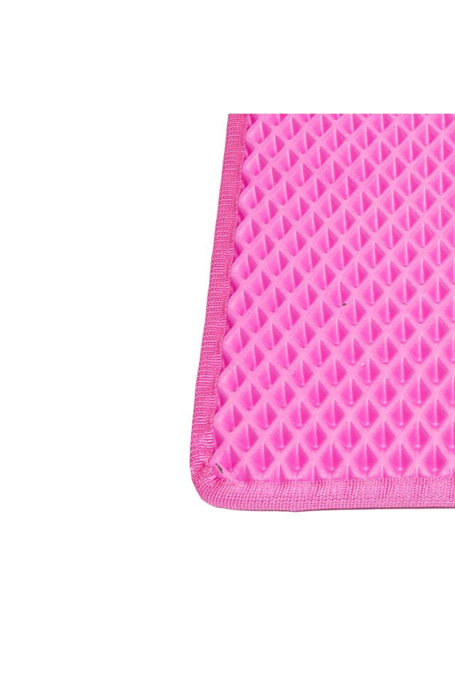 (50X110 CM) HÜCRELİ KEDİ KUMU PASPASI KEDİ MATI KEDİ TUVALET ÖNÜ PASPASI Pembe