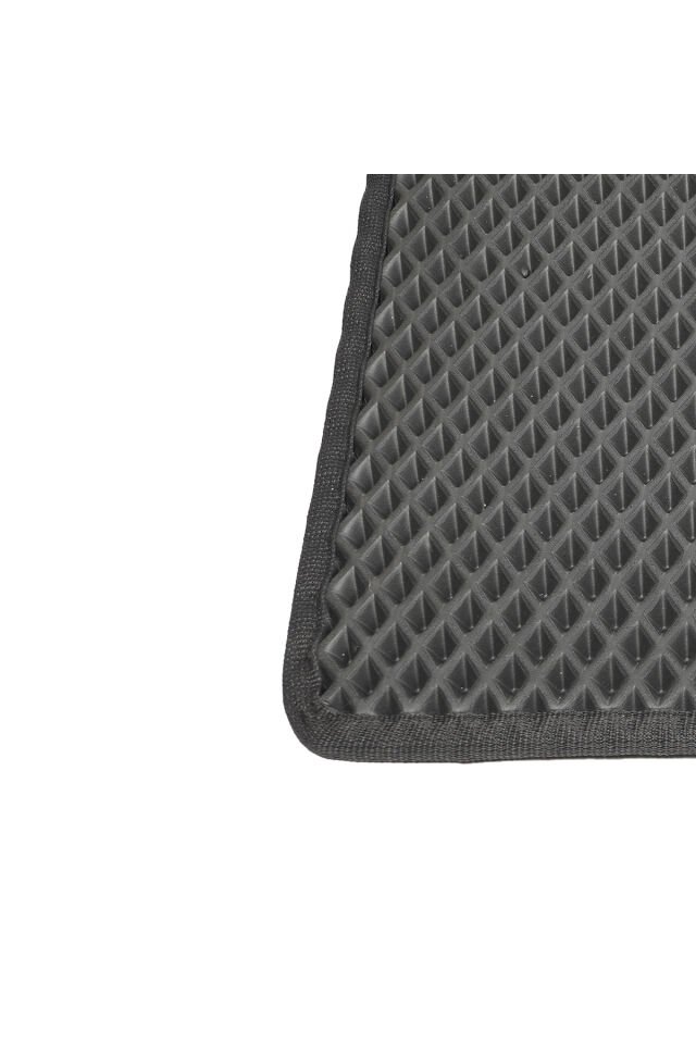 (50X110 CM) HÜCRELİ KEDİ KUMU PASPASI KEDİ MATI KEDİ TUVALET ÖNÜ PASPASI Koyu Gri