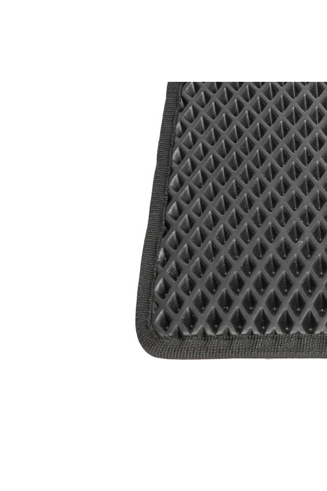 (50X110 CM) HÜCRELİ KEDİ KUMU PASPASI KEDİ MATI KEDİ TUVALET ÖNÜ PASPASI Siyah