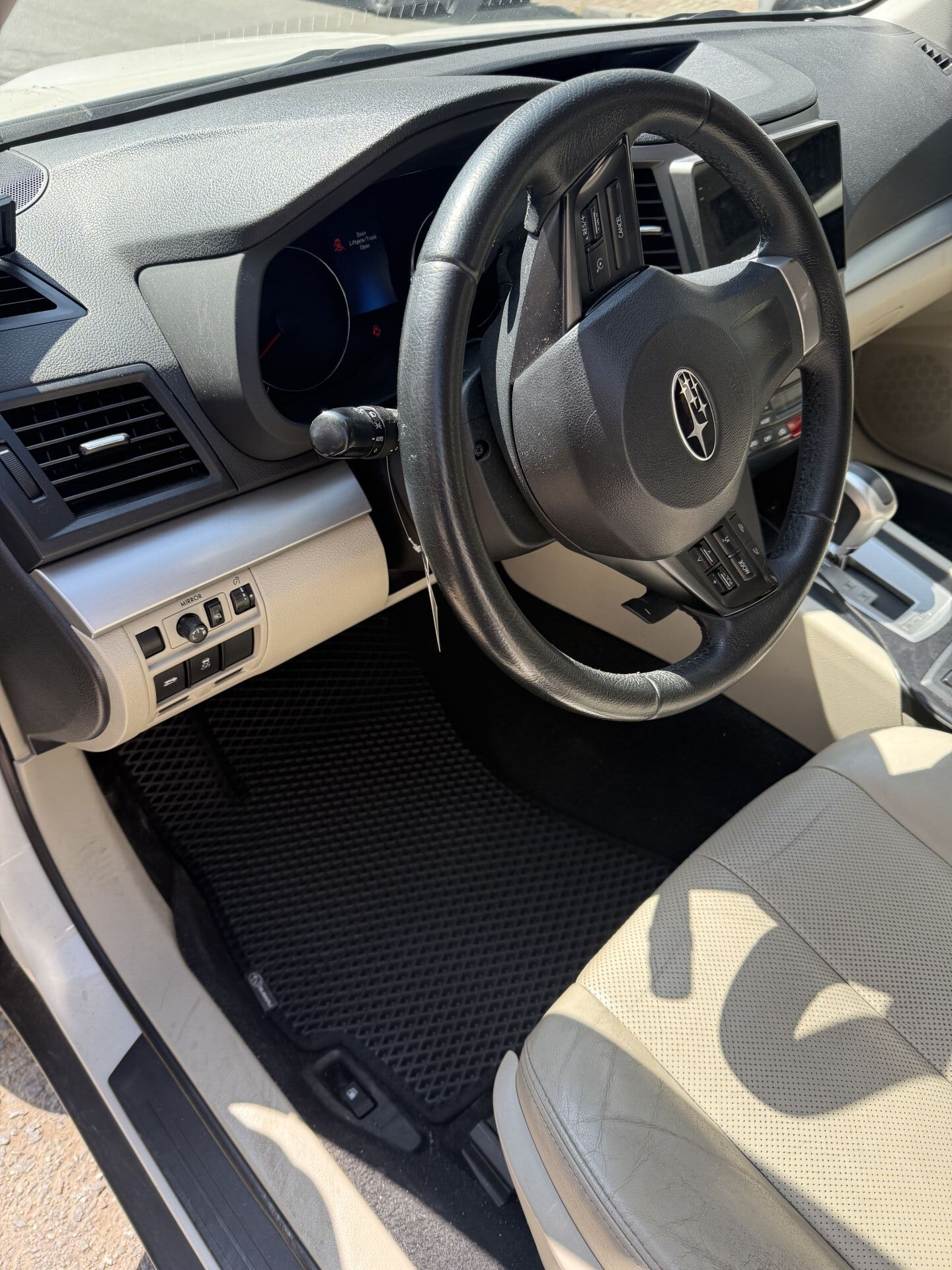 SUBARU OUTBACK 2009-2021 EVA OTO PASPAS